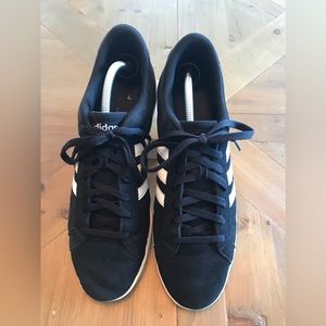 Adidas Mens Suede Grand Court Sneakers